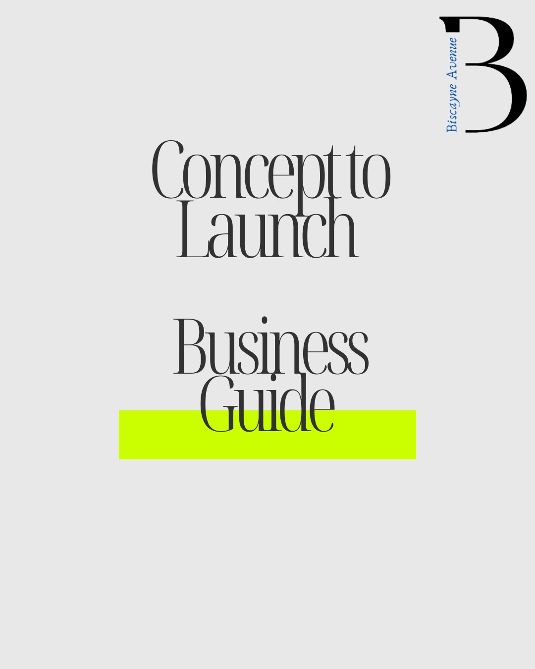 Concept to Launch Business Guide